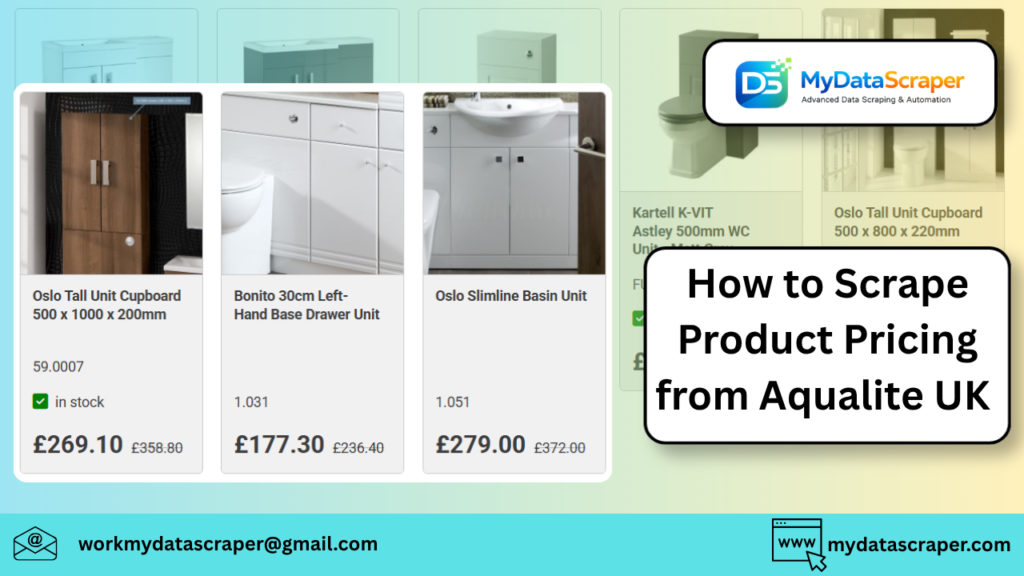 How to Scrape Product Pricing from Aqualite UK 