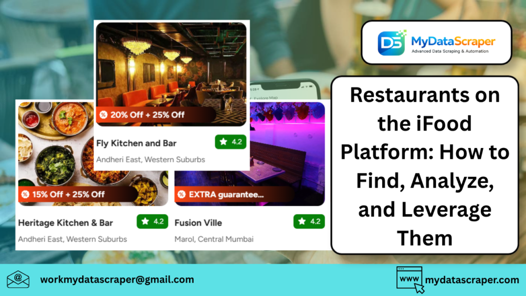 Restaurants on the iFood Platform