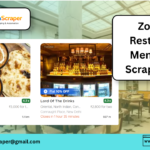 Zomato Restaurant Menu Data Scraping API