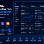 Hero image showing automated extraction of stock prices market data earnings reports SEC filings and economic indicators for investors and fintech companies